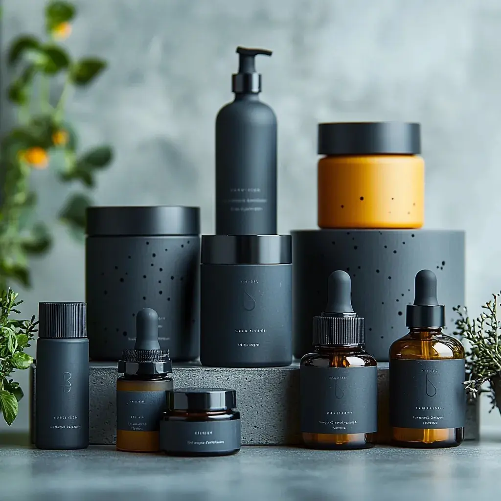 Luxurious minimalist skincare products arranged with natural elements - NOTE - The Scent Lab quà cho nam giới - sản phẩm mùi hương từ NOTE - The Scent Lab