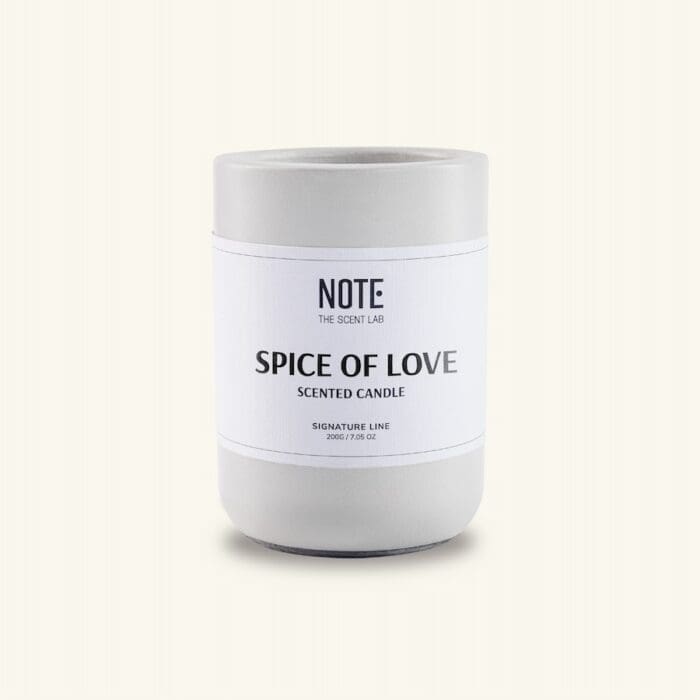 NẾN THƠM NOTE - SPICE OF LOVE 200G - sản phẩm mùi hương từ NOTE - The Scent Lab