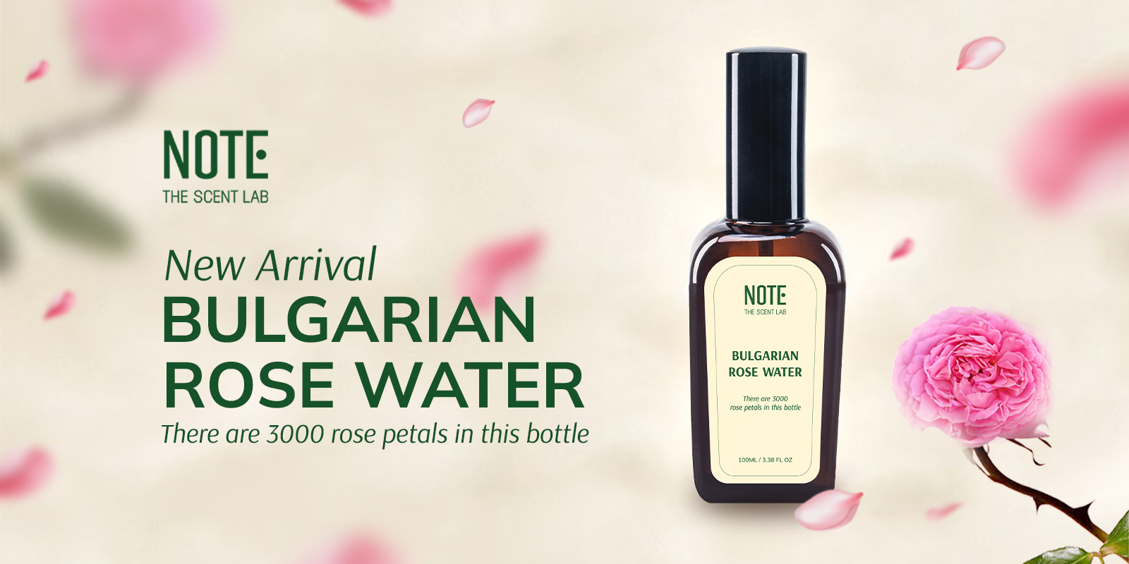 Khuyến mãi mua nước hoa tặng Bulgarian Rose Water 100ml - sản phẩm mùi hương từ NOTE - The Scent Lab