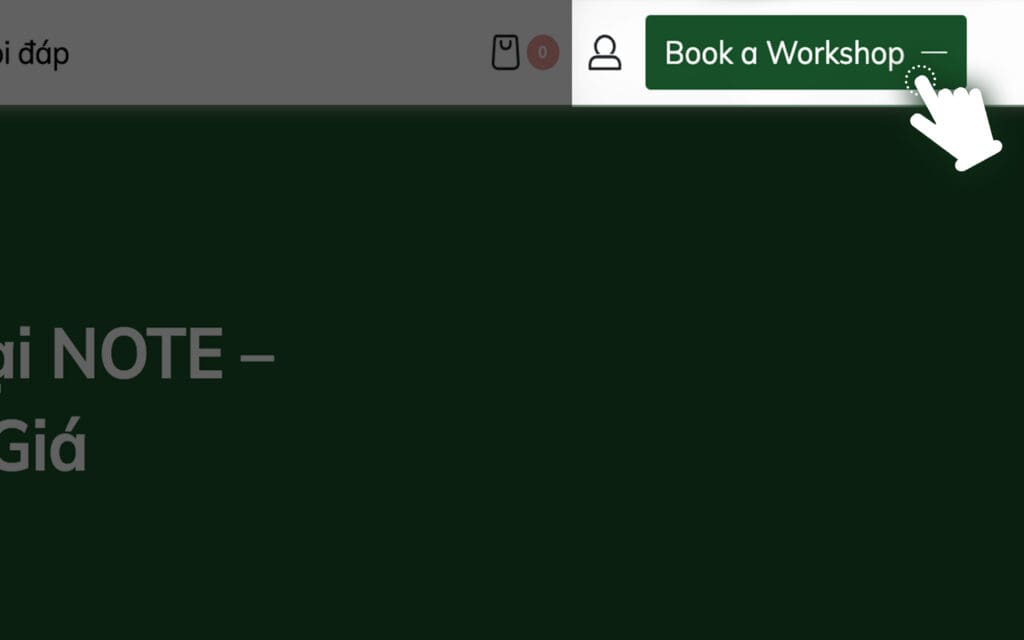 Bước 1 đăng ký Workshop