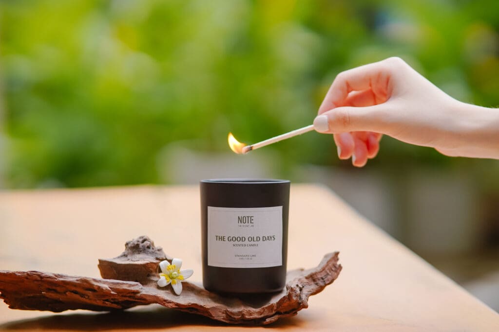 sử dụng nến thơm