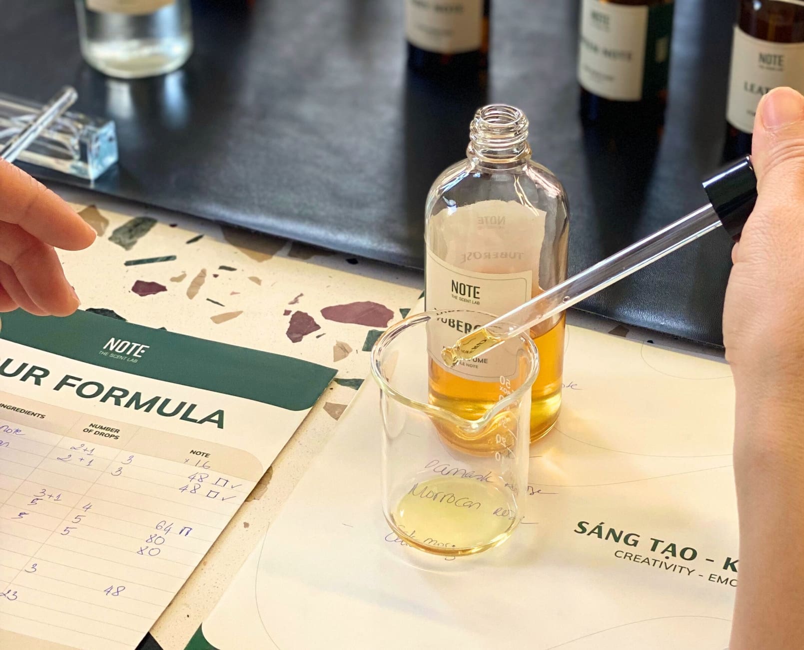 Workshop nước hoa 50ml tại NOTE - thêm niềm vui lợi về giá