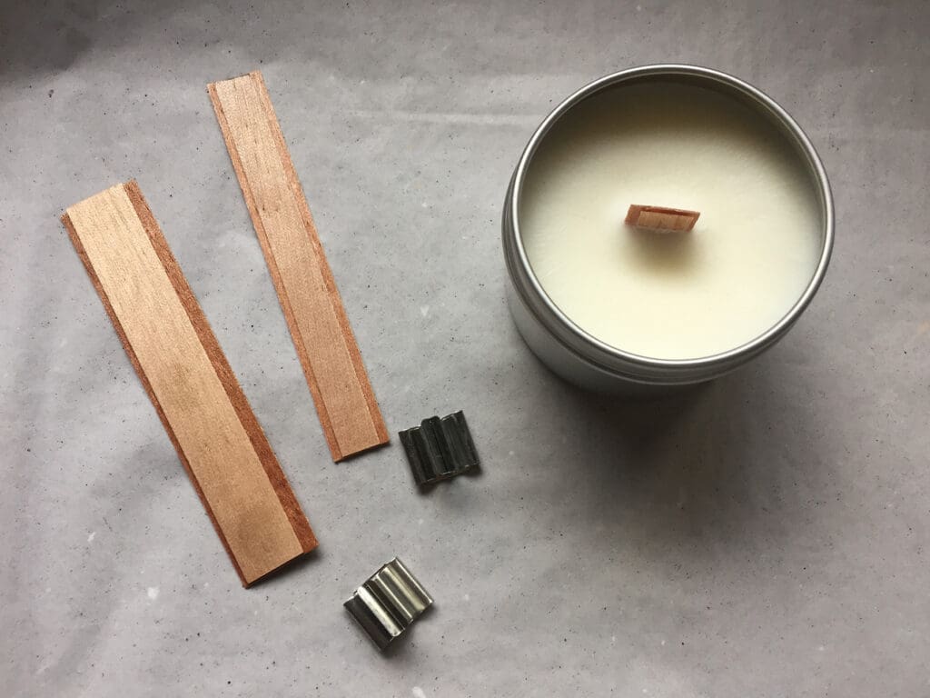 Chuẩn bị nguyên liệu bấc nến làm nến thơm