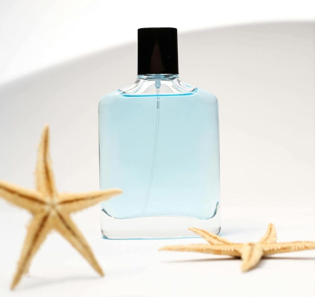 nước hoa xanh lam