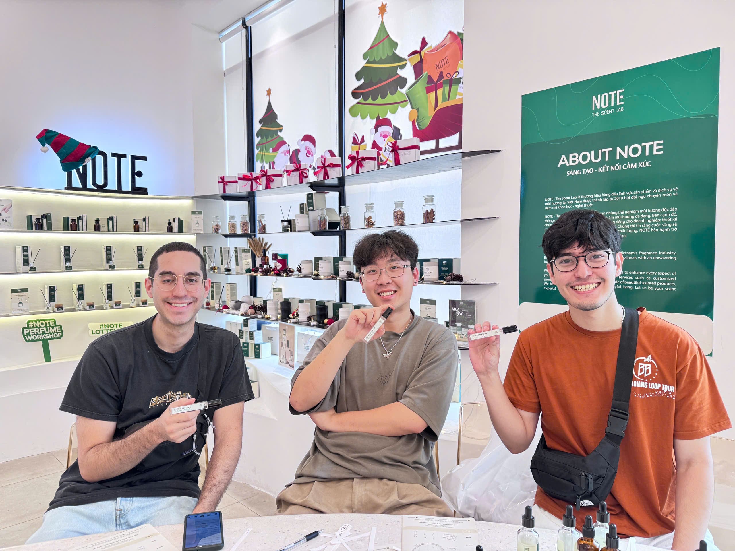 Perfume workshop in Hanoi Vietnam by NOTE