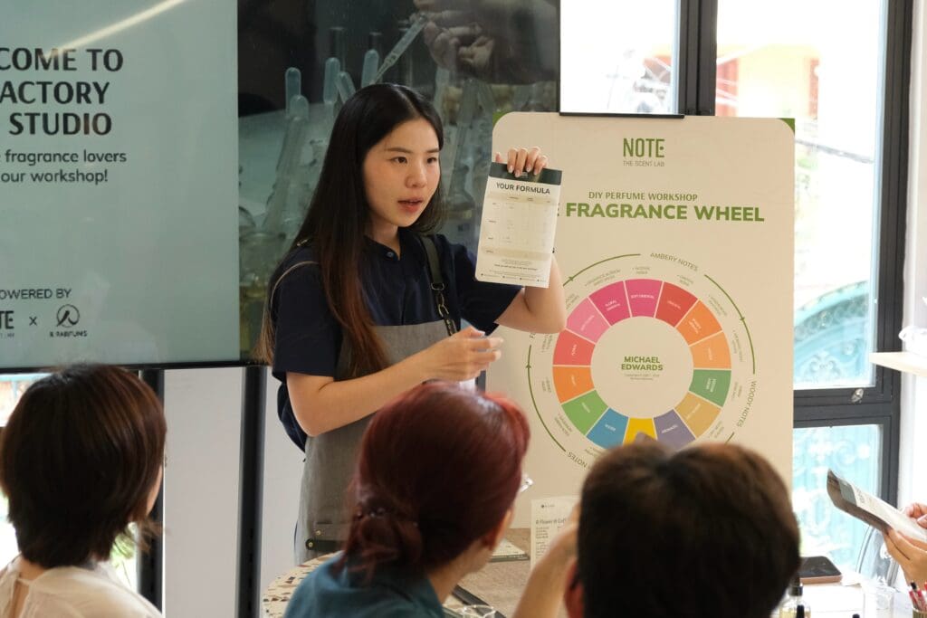 workshop doanh nghiệp - sản phẩm mùi hương từ NOTE - The Scent Lab