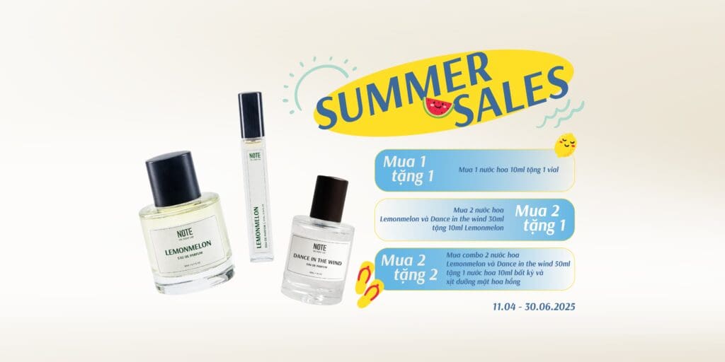  - sản phẩm mùi hương từ NOTE - The Scent Lab