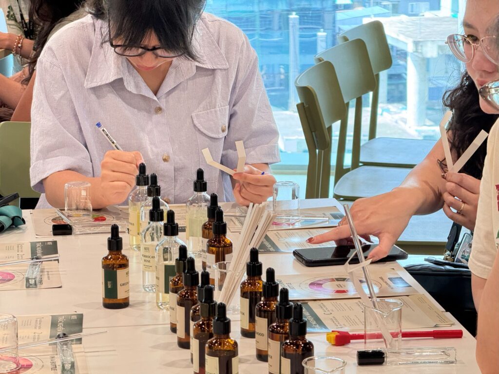 Workshop doanh nghiệp, workshop nước hoa, mùi hương, TikTok, NOTE - The Scent Lab