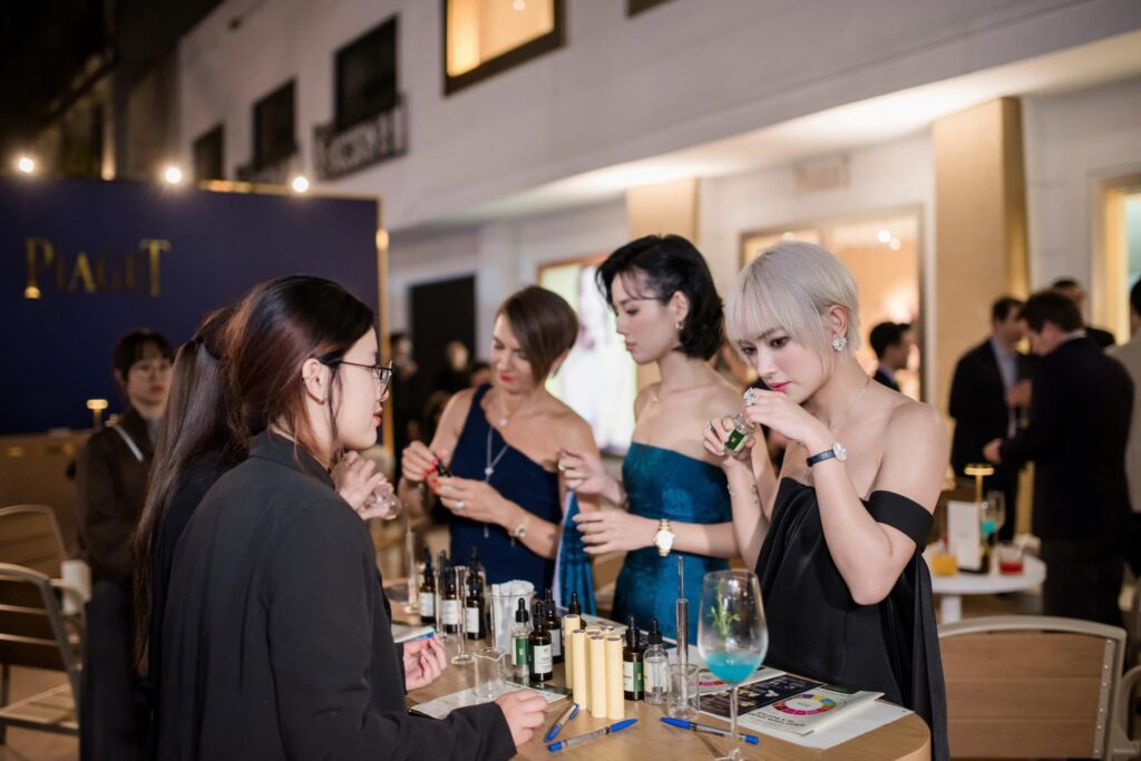 Workshop nước hoa B2B; Workshop nước hoa doanh nghiệp; Piaget Hà Nội; Note - The Scent Lab